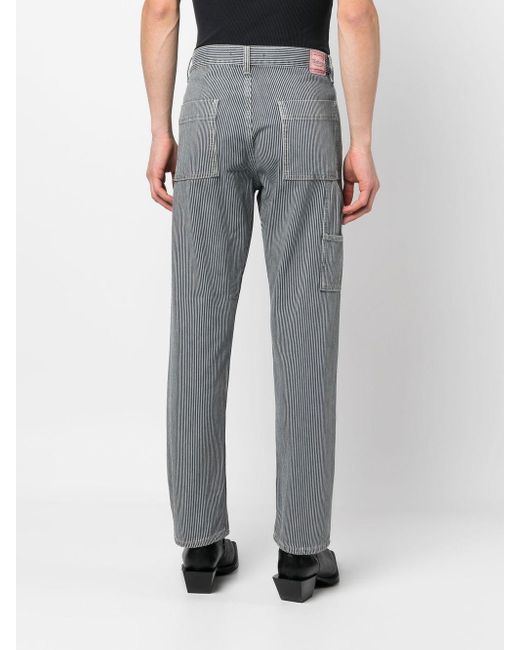 Haikure Gerade Jeans mit Nadelstreifen in Grau für Herren | Lyst AT
