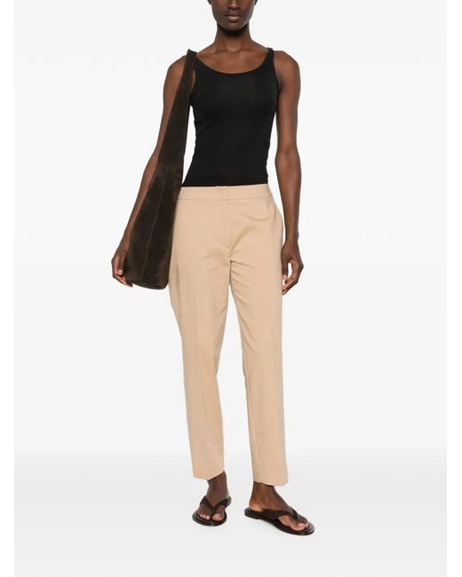 Clips White Tailored Trousers