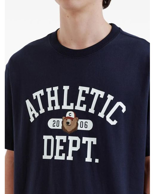 Chocoolate Blue Graphic-Print Crew-Neck T-Shirt for men