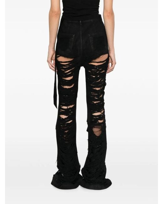 Rick Owens Black Bolan Jeans