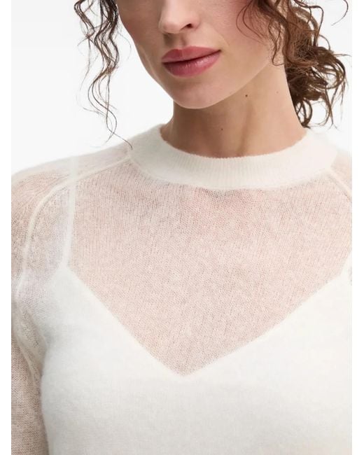 Guess ロゴ セーター White
