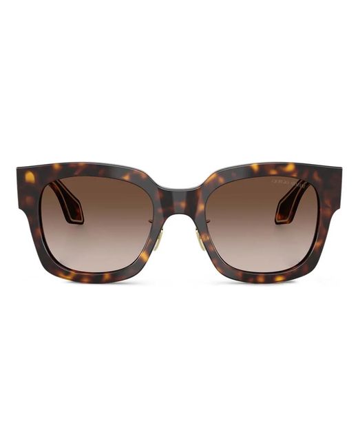 Giorgio Armani Brown Square-Frame Glasses