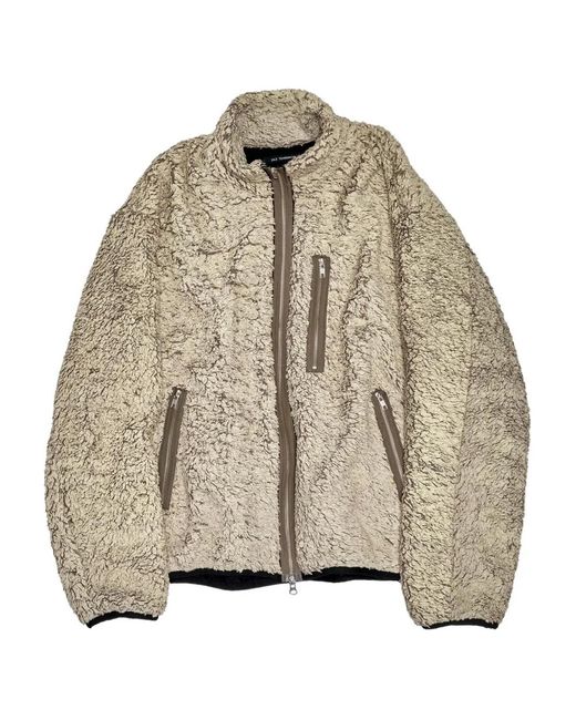 Song For The Mute Natural Textured-Finish Jacket for men