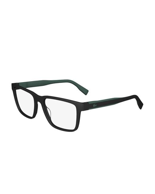 Lacoste Black Logo-Print Glasses for men