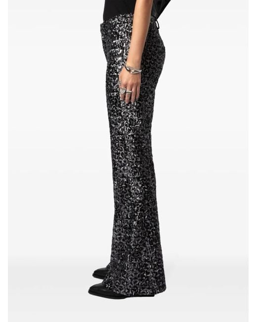 Zadig & Voltaire Black Prevy Trousers