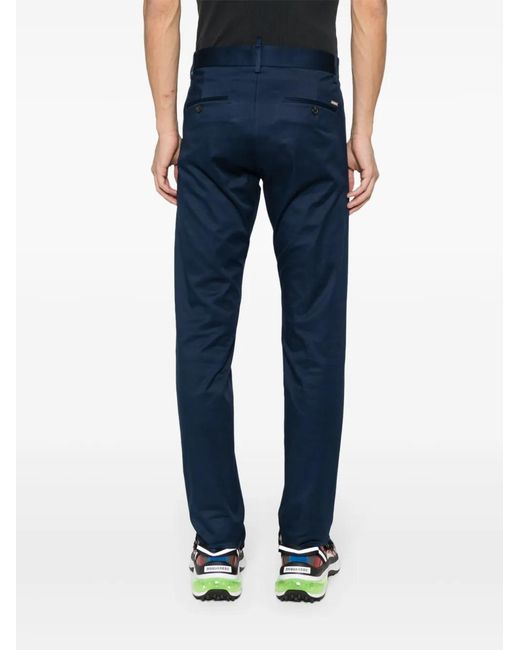 DSquared² Blue Cool Guy Slim-Fit Trousers for men