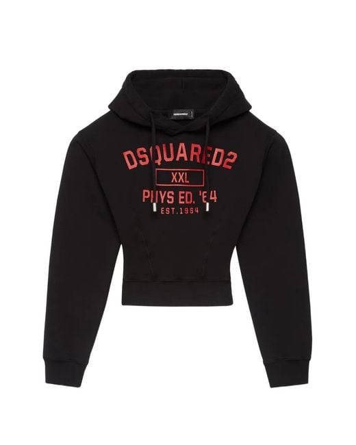 DSquared² Black Long-Sleeves Hoodie