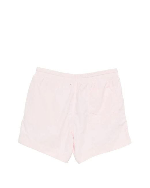 Woolrich Pink Drawstring Swim Shorts for men