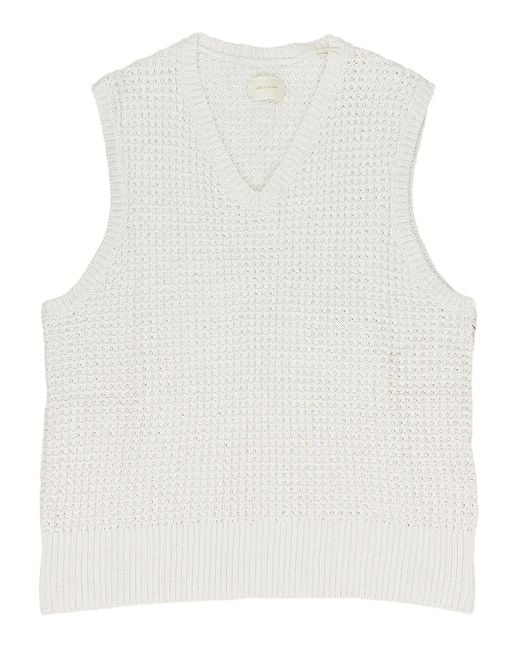 Aimé Leon Dore Waffle-Knit V-Neck Tank Top in White for Men | Lyst