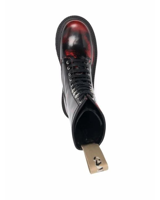 CAMPERLAB Black Eki Chunky-Sole Lace-Up Boots