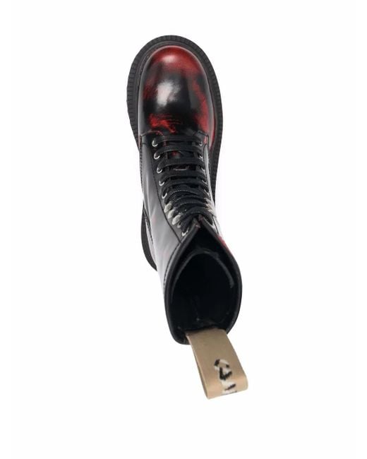 CAMPERLAB Black Eki Chunky-Sole Lace-Up Boots