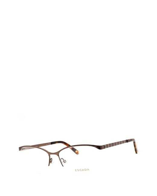 ESCADA Natural Geometric-Frame Glasses
