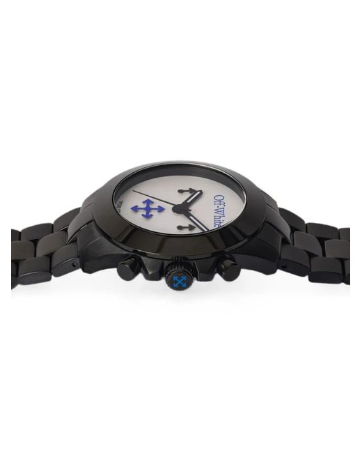 Off-White c/o Virgil Abloh Black Reset Chronograph 40Mm Watch for men