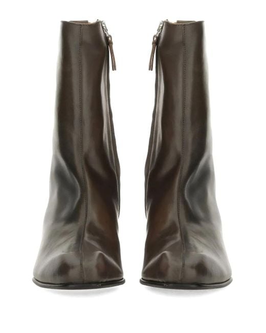 Our Legacy Brown Leather Ankle Boots