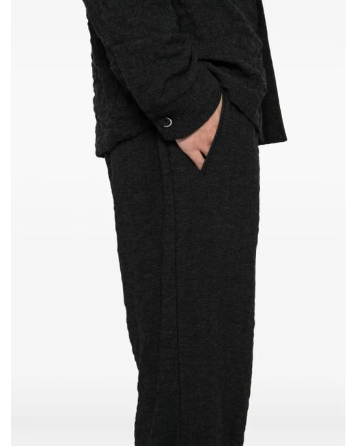 Pantalon Texturé Barena pour homme en coloris Black