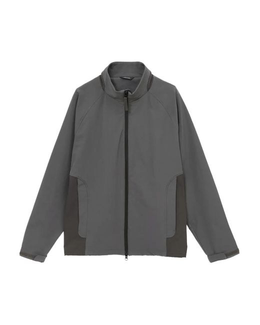 Hiking Patrol Gray Raglan-Sleeve Soft-Shell Jacket