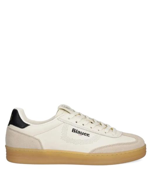 メンズ Blauer スエード スニーカー White