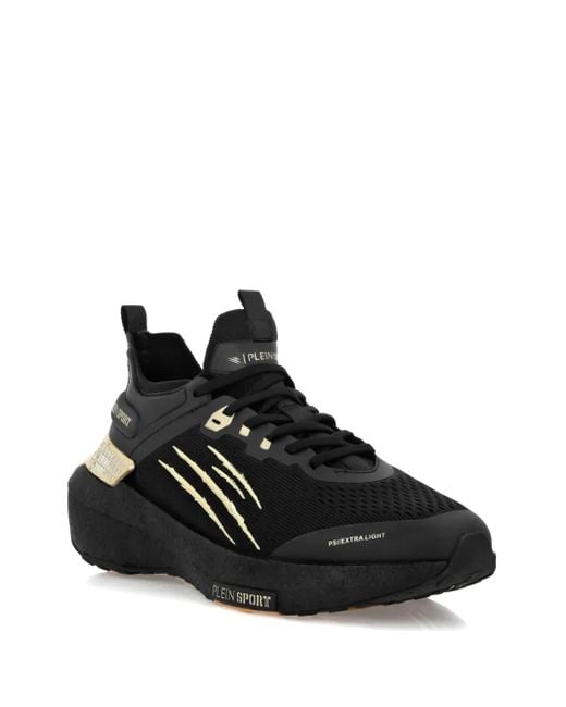 Philipp Plein Black Runner Ps Extra Light Sneakers