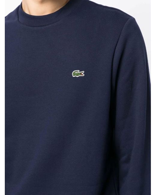 Lacoste Sweater Met Logo in het Blue voor heren