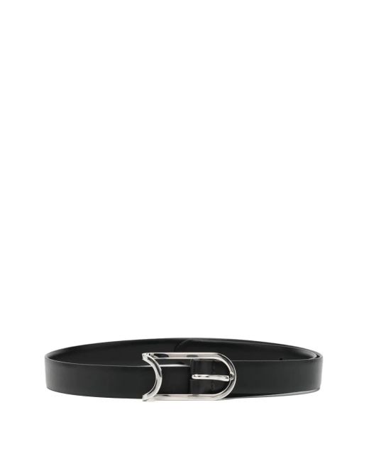 Andersons White Slim Leather Belt