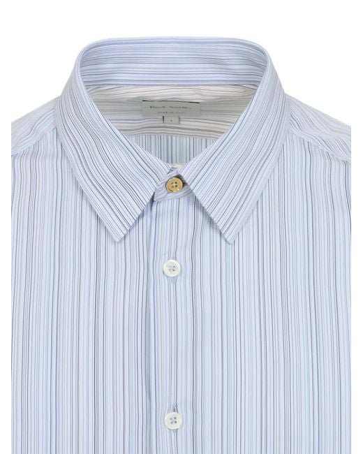 Paul Smith Blue Striped Shirt for men
