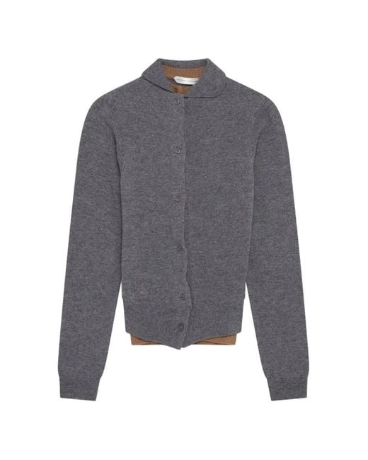 August Barron Gray Layered Cardigan