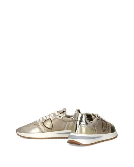 Philippe Model White Tropez 2.1 Shield-Patch Low-Top Sneakers