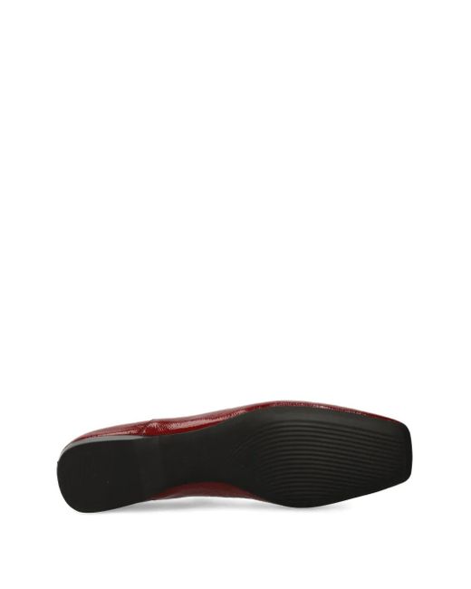 Vagabond Red Delia Patent Leather Ballet Flats