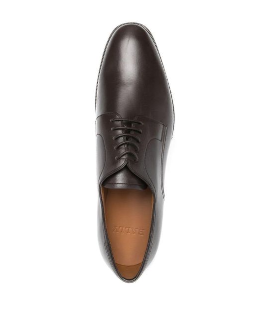 Bally Leather Salfano Derby Shoes in Brown for Men - Lyst
