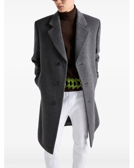Prada White Technical Fabric Pants for men
