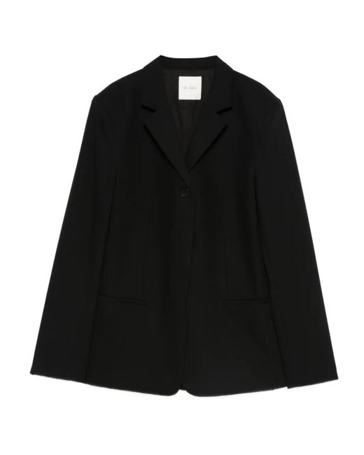 St. Agni Black Single-Breast Blazer