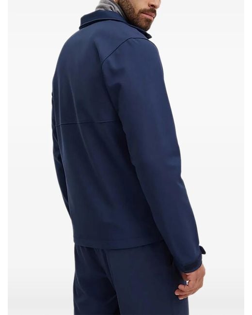 Columbia Blue Sweat À Fermeture Zippée for men