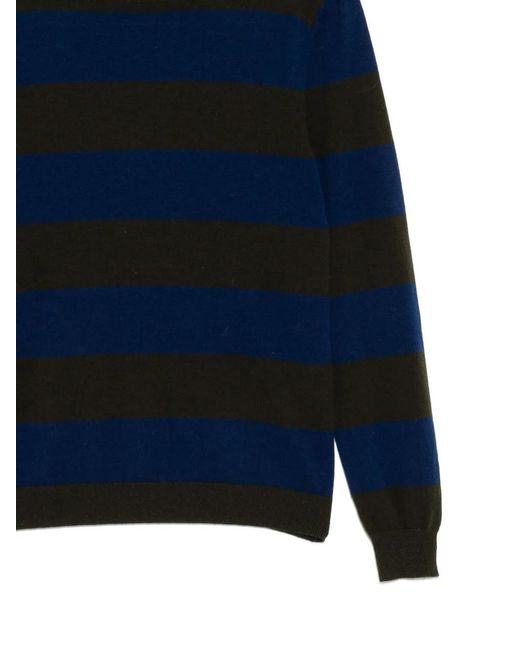 Cynthia Rowley Blue Lucky Striped Top