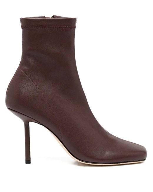 STUDIO AMELIA Brown Sierra Stiefel 90Mm