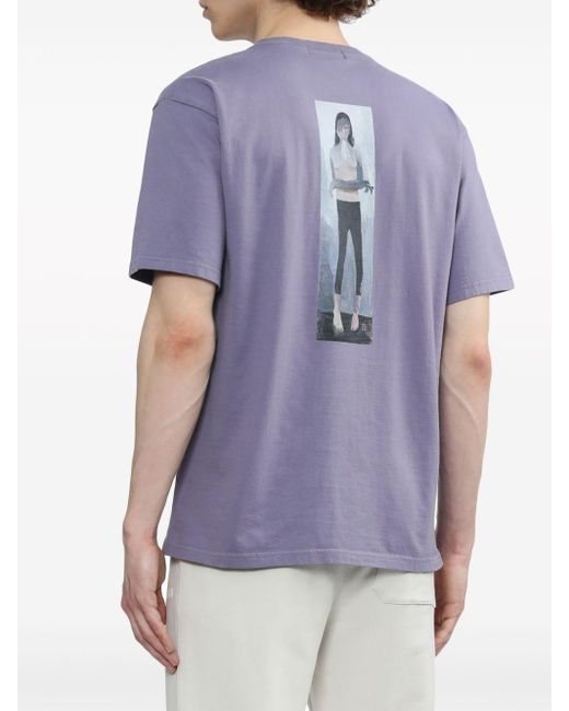Undercover Purple X Helen Verhoeven Cotton T-shirt for men