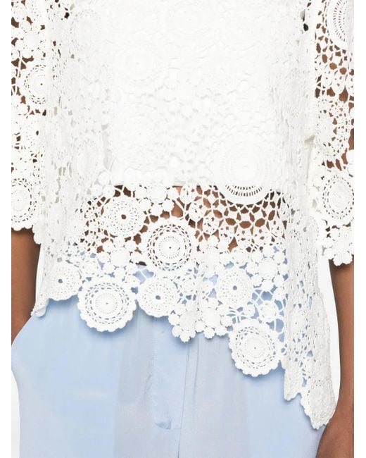 Eric Bompard レーストップ White