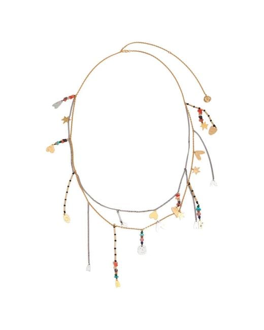Bimba Y Lola Natural Charm Pendant Necklace