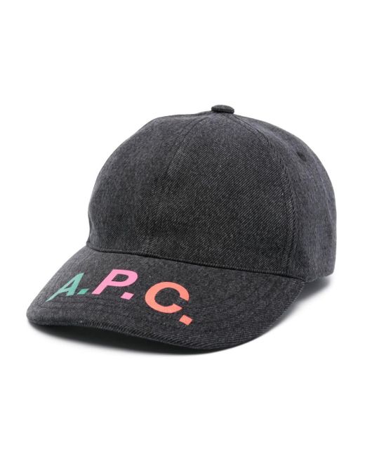 A.P.C. Gray Hats Grey for men