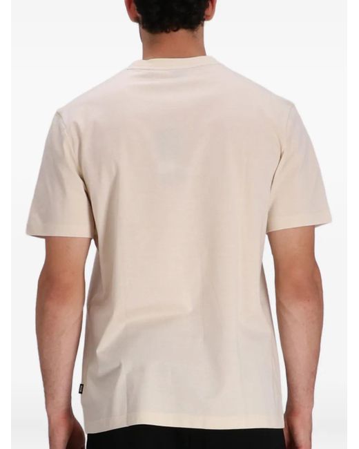 Boss Natural Logo-Print T-Shirt for men