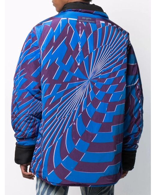 Stella McCartney Blue X Ed Curtis Graphic-Print Jacket