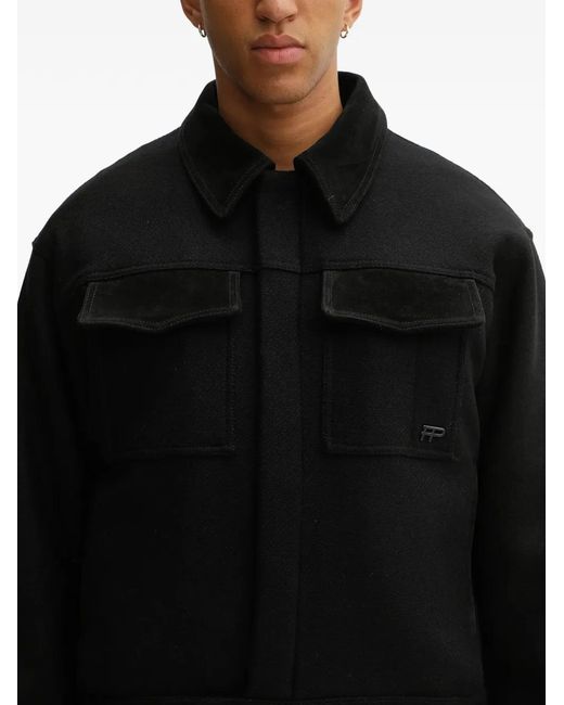 Filling Pieces Black Box Varsity Jacket for men