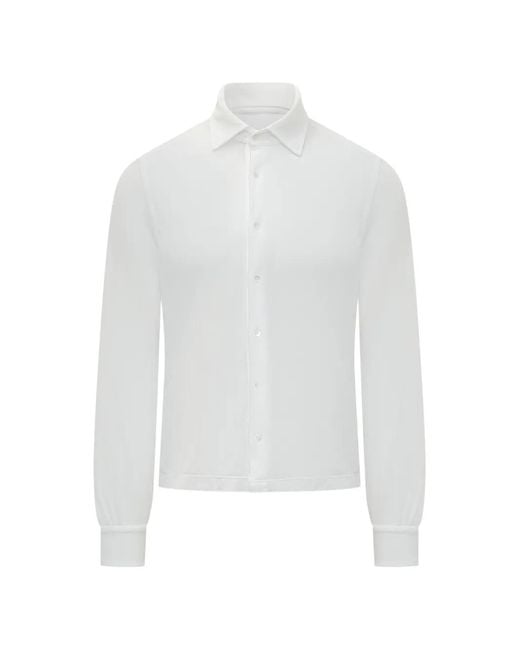 Malo White Long-Sleeves Shirt for men