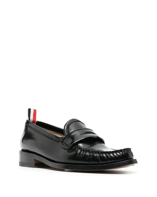 Thom Browne Black Flat Shoes