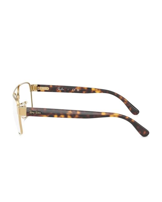 Ray-Ban Brown Rx3751V Rectangle Glasses