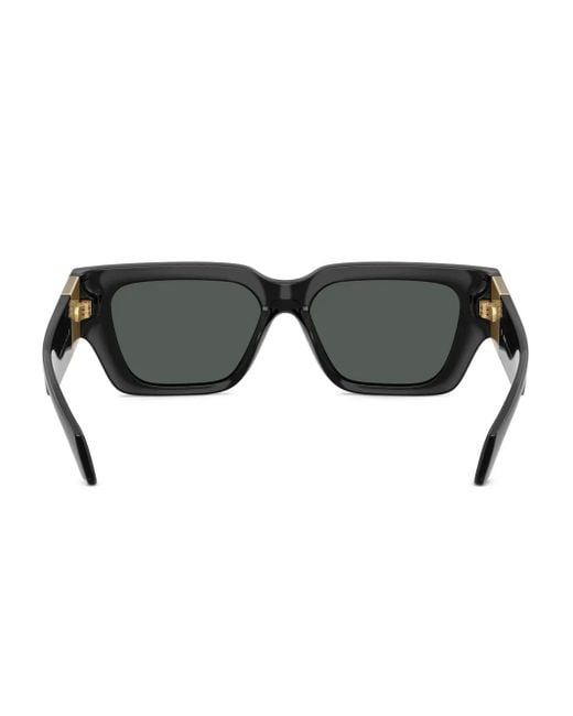 Versace Black Medusa-Plaque Sunglasses