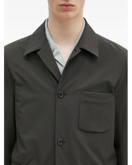 Paul Smith Gray Buttoned Patch-Pocket Jacket for men