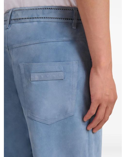 Marni Blue Five-Pocket Trousers for men