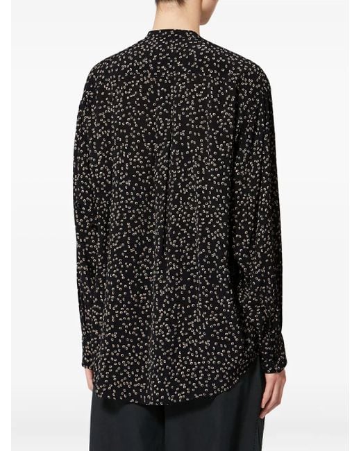 Isabel Marant Black Catchell Printed Shirt