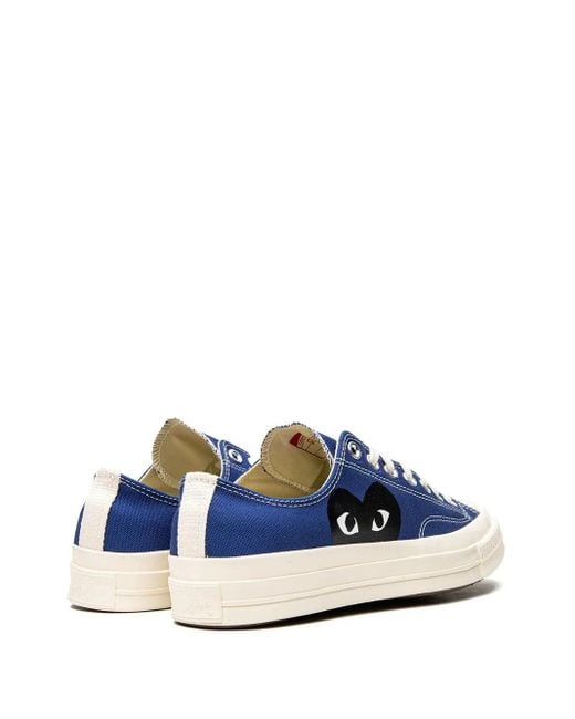 Converse Blue X Comme Des Garçon Chuck 70 Ox "Cdg Play" Sneakers