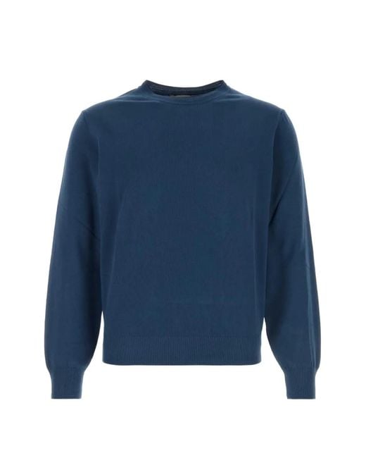 Canali Blue Pull En Coton for men